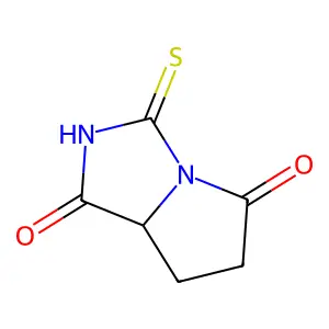 (S)-3-Thioxotetrahydro-1H-pyrrolo[1,2-c]imidazole-1,5(6H)-dione structure
