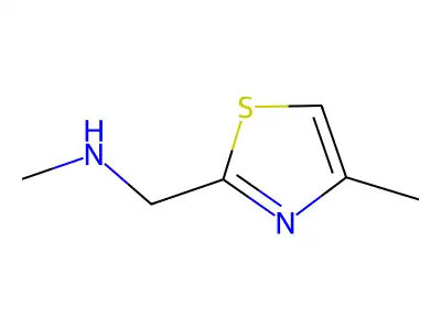 Methyl((4-methyl-1,3-thiazol-2-yl)methyl)amine structure