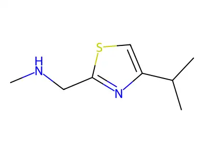 N-methyl-4-(1-methylethyl)-2-Thiazolemethanamine structure
