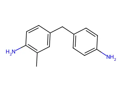 4-[(4-Aminophenyl)methyl]-O-toluidine structure