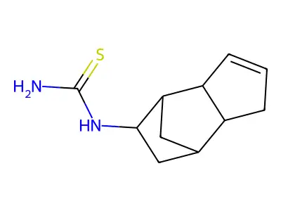 N-tricyclo[5.2.1.0~2,6~]dec-4-en-8-ylthiourea structure