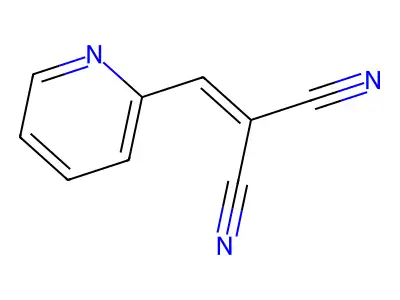 2-吡啶亚甲基丙二腈 structure