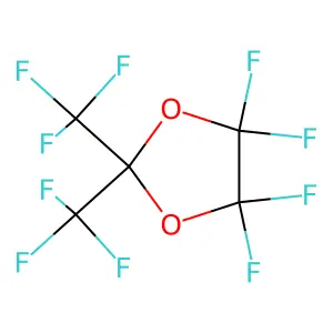 1,3-Dioxolane, 4,4,5,5-tetrafluoro-2,2-bis(trifluoromethyl)- structure