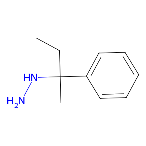 2-Phenylbutan-2-ylhydrazine structure