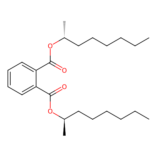 Phthalate, l secondary octyl structure