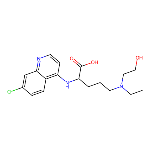 Hydroxychloroquine Acid structure