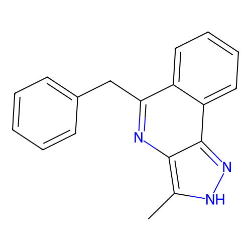 1H-Pyrazolo[4,3-c]isoquinoline, 3-methyl-5-(phenylmethyl)- structure