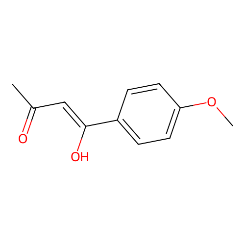 4-Hydroxy-4-(4-methoxyphenyl)but-3-en-2-one structure