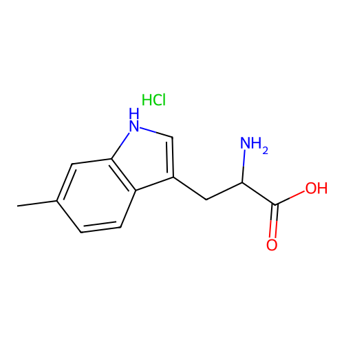 6-Methyl-tryptophan hydrochloride, DL- structure