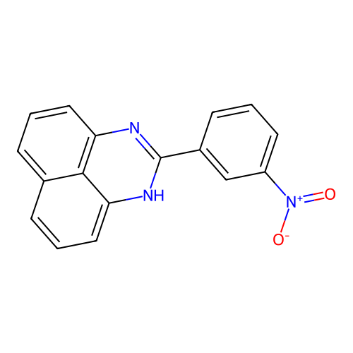 2-(3-nitrophenyl)-1H-perimidine structure