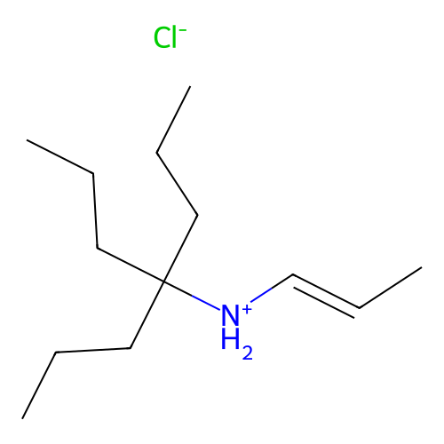 4-Heptanamine, N-(2-propenyl)-4-propyl-, hydrochloride structure