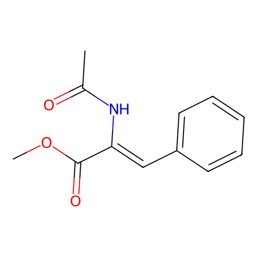 Methyl alpha-acetamidocinnamate structure