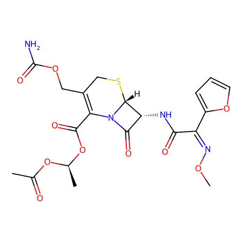 Cefuroxime axetil, (1'S,6R,7R)- structure