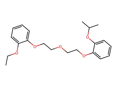 1-Ethoxy-2-[2-(2-{2-[(propan-2-yl)oxy]phenoxy}ethoxy)ethoxy]benzene structure