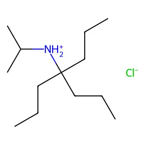 4-Heptanamine, N-(1-methylethyl)-4-propyl-, hydrochloride structure