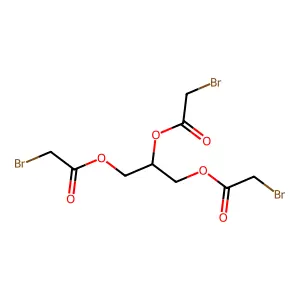1,2,3-Propanetriyl tris(bromoacetate) structure
