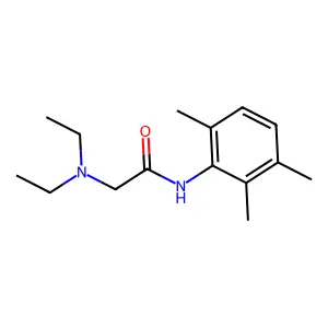 Acetamide, 2-(diethylamino)-N-(2,3,6-trimethylphenyl)- structure