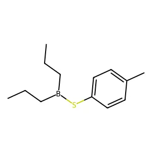 Thioborinic acid, dipropyl-, 4-methylphenyl ester structure
