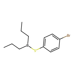 Thioborinic acid, dipropyl-, 4-bromophenyl ester structure