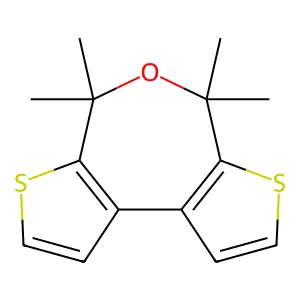 Dithieno(2,3-c:3',2'-e)oxepin, 4,6-dihydro-4,4,6,6-tetramethyl- structure