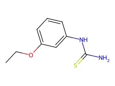 (3-Ethoxyphenyl)thiourea structure