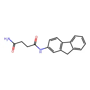 N-9H-Fluoren-2-ylbutanediamide structure