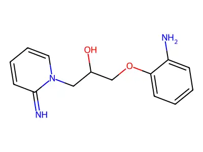 1-(2-Aminophenoxy)-3-(2-iminopyridin-1(2H)-yl)propan-2-ol structure