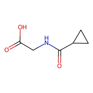 Glycine, N-(cyclopropylcarbonyl)- structure