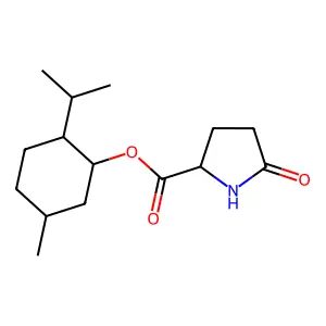 Menthyl pyrrolidone carboxylate structure