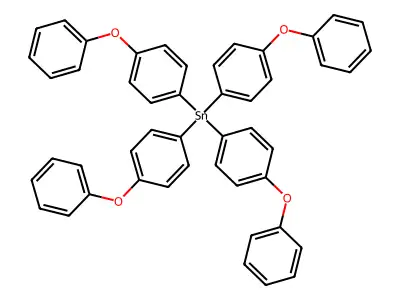 Tetrakis(4-phenoxyphenyl)stannane structure