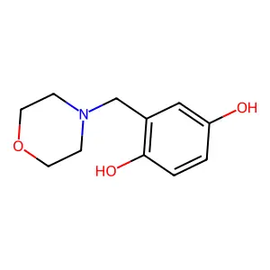 2-(Morpholin-4-ylmethyl)benzene-1,4-diol structure