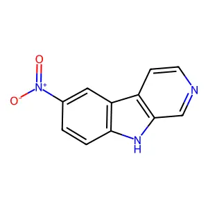 6-nitro-9H-pyrido[3,4-b]indole structure