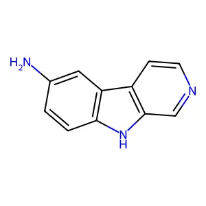 9H-吡啶并[3,4-b]吲哚-6-胺 structure