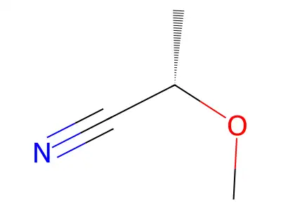 (2R)-2-Methoxypropanenitrile structure