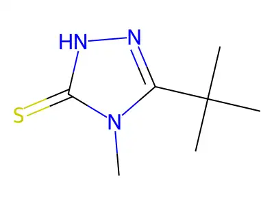 5-Tert-butyl-4-methyl-4H-1,2,4-triazole-3-thiol structure