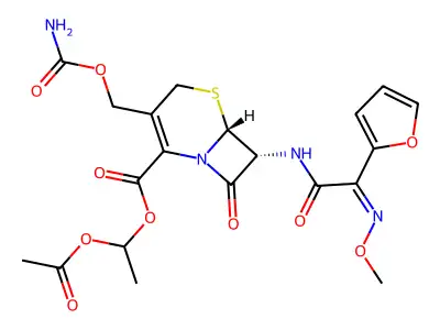 头孢呋辛酯 structure