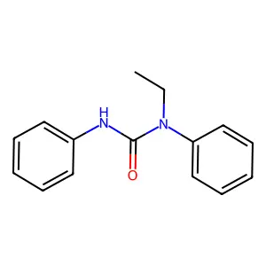 1-Ethyl-1,3-diphenylurea structure