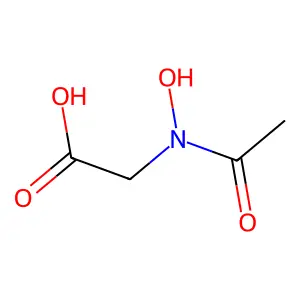 N-乙酰-N-羟基氨基乙酸 structure