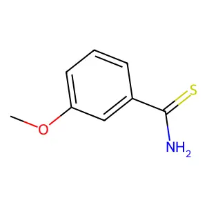3-Methoxybenzene-1-carbothioamide structure