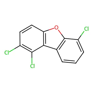 1,2,6-Trichlorodibenzofuran structure
