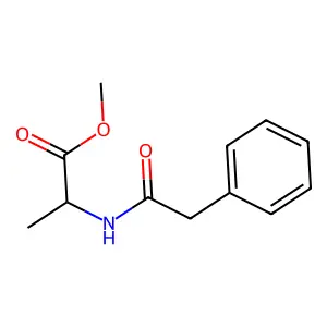 D,L-N-(Phenylacetyl)-alanine methyl ester structure