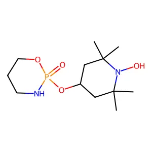 2-(1-hydroxy-2,2,6,6-tetramethylpiperidin-4-yl)oxy-1,3,2 structure