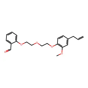 2-[2-[2-(2-Methoxy-4-prop-2-enylphenoxy)ethoxy]ethoxy]benzaldehyde structure