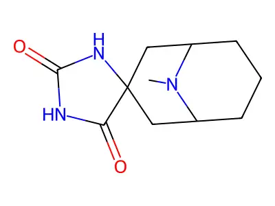 Granatane-3-spiro-5'-hydantoin structure