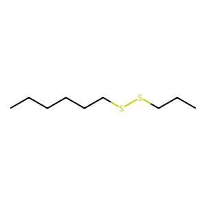 1-(Propyldisulfanyl)hexane structure