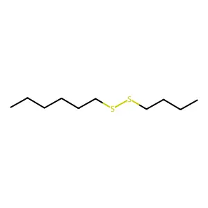 1-(Butyldisulfanyl)hexane structure
