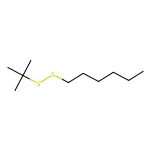 1-(tert-Butyldisulfanyl)hexane structure
