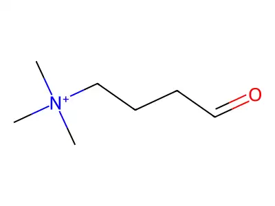 γ-三甲基氨基丁醛 structure