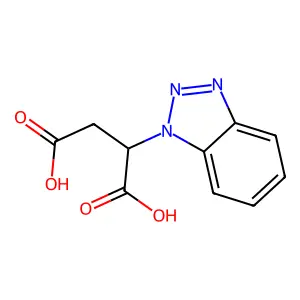 2-(1H-1,2,3-benzotriazol-1-yl)butanedioic acid structure