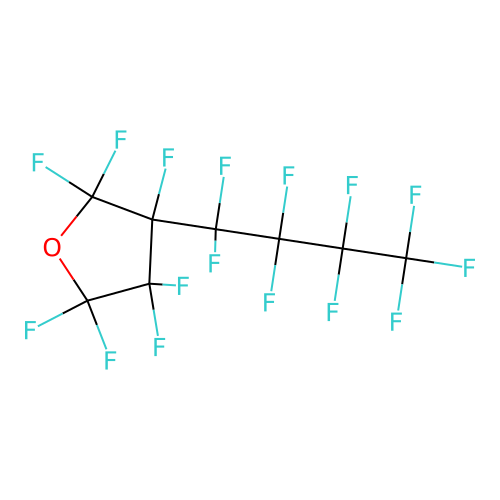 Furan, 2,2,3,3,4,5,5-heptafluorotetrahydro-4-(nonafluorobutyl)- structure